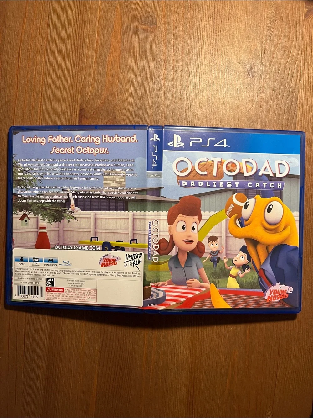 Octodad: Dadliest Catch Sony PlayStation 4 PS4 Game 2016 Limited Run #10 in Case